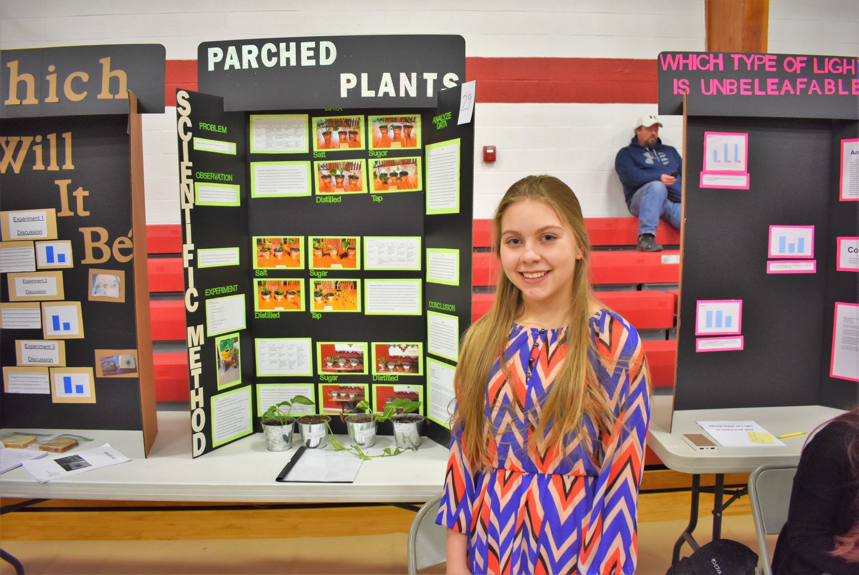 West Hancock Middle School Science Fair - first place - Seventh grade